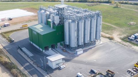 Les outils de collecte ont été adaptés pour le bio. Ici, l’un des cinq silos bio dans la grande zone céréalière à l’est de l’Autriche.
